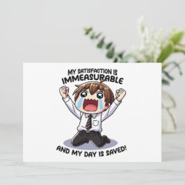 Invitación ¡Mi satisfacción es inconmensurable!