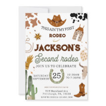 Mi segundo cumpleaños de Rodeo en el salvaje oeste