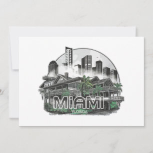 Invitación Miami City Florida USA