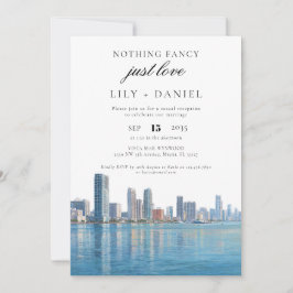 Invitación Miami Elopement Wedding Reception