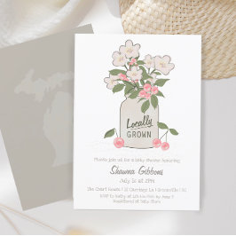 Invitación Michigan Baby Shower de crecimiento local