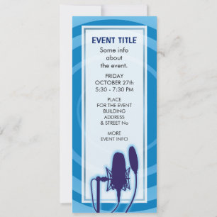 Invitación Micrófono de estudio