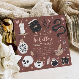 Invitación Micstical Crystal Fortune Teller Dulce