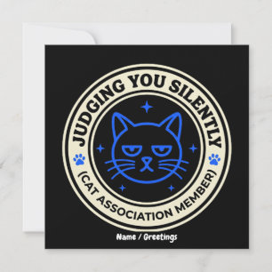 Invitación Miembro de la Asociación Oficial de Gatos que te J