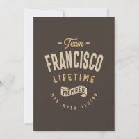 Miembro Vitalicio Equipo Francisco Nombre Personal