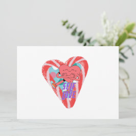 Invitación Mikitiez el amor egoísta del corazón rosado june g