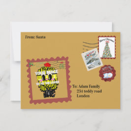 Invitación Mikitiez northpole expressmail stamp collection