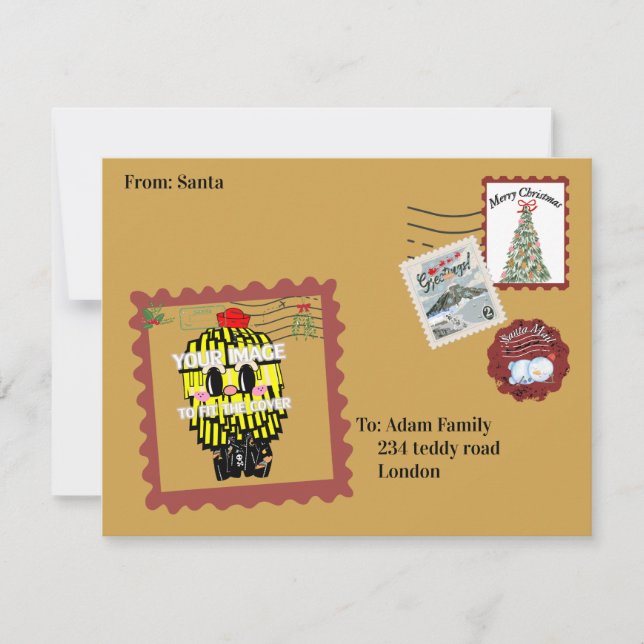 Invitación Mikitiez northpole expressmail stamp collection (Anverso)