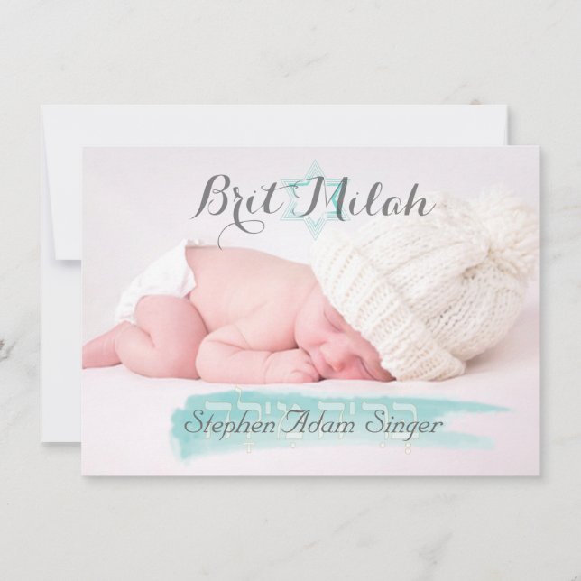 Invitación Mila de puente PixDezines/marco fotográfico+estrel (Anverso)