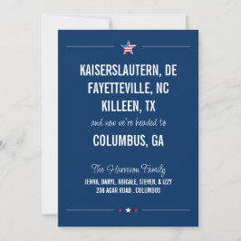 Invitación Militar Oficial de Movimiento