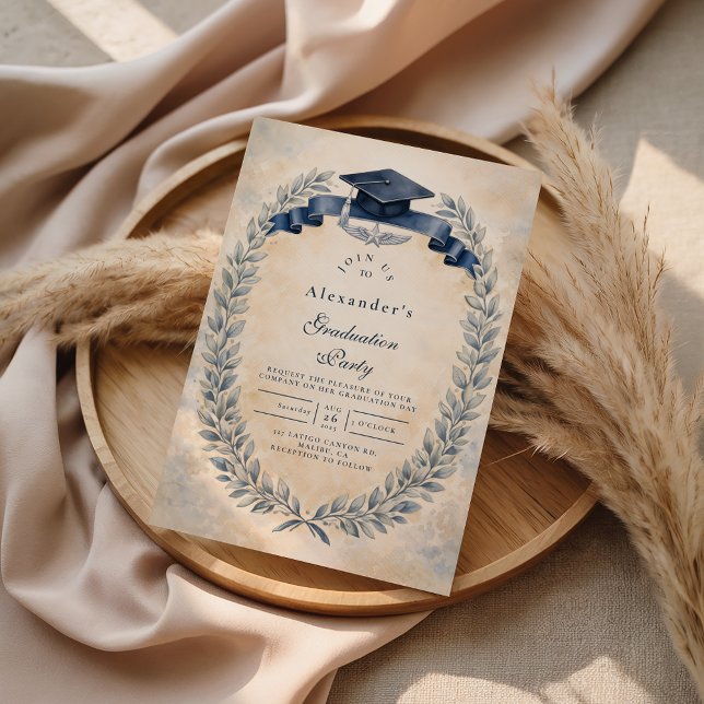 Invitación Military Air Force Graduation Theme (Subido por el creador)