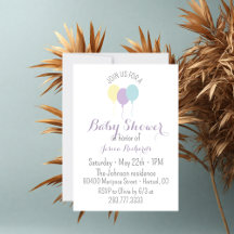 Millón de lila acuática de color Globos Baby Showe