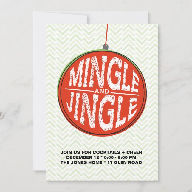Invitación Mingle + Jingle (Anverso)