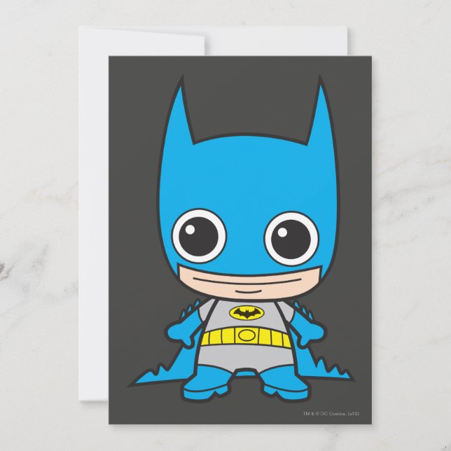 Invitación Mini Batman (Anverso)
