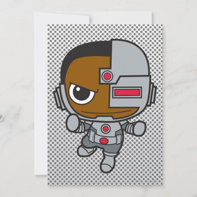 Invitación Mini Cyborg (Anverso)