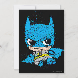 Invitación Mini esbozo de Batman
