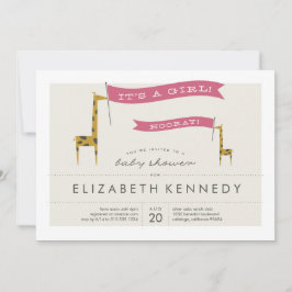 Invitación Mini jirafas