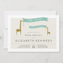 Invitación Mini jirafas