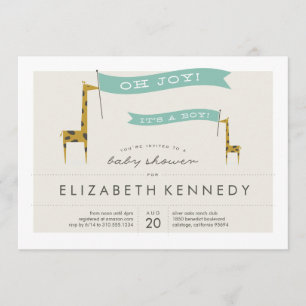 Invitación Mini jirafas