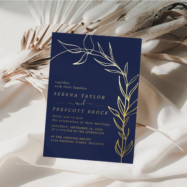 Invitación mínima de Boda de guiones a Relieve met (Subido por el creador)