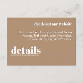 Invitación mínima de Bodas