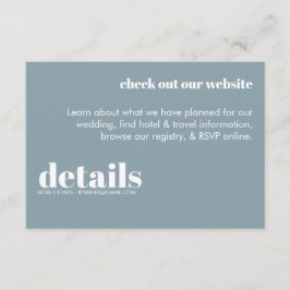 Invitación mínima de Bodas