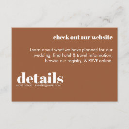 Invitación mínima de Bodas