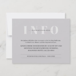 Invitación mínima de Bodas