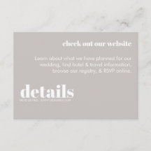 Invitación mínima de Bodas