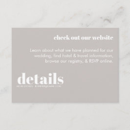 Invitación mínima de Bodas