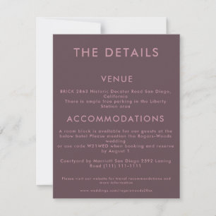 Invitación mínima de Bodas