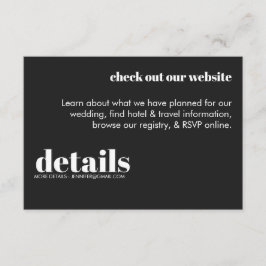 Invitación mínima de Bodas