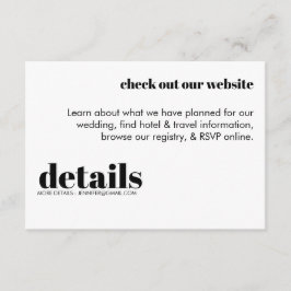 Invitación mínima de Bodas