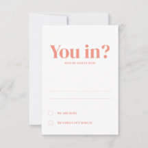 Invitación mínima de Bodas