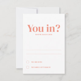 Invitación mínima de Bodas