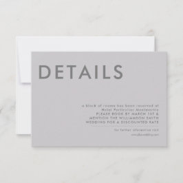 Invitación mínima de Bodas