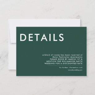 Invitación mínima de Bodas