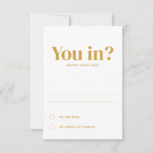 Invitación mínima de Bodas