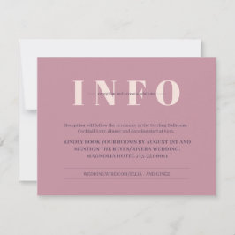 Invitación mínima de Bodas