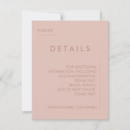 Invitación mínima de Bodas