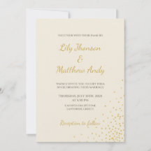 Invitación mínima de casamiento de punto de Reliev