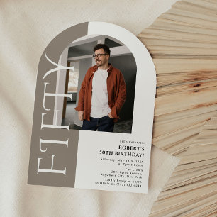 Invitación Mínima foto de 50 años del arco de la FIFA