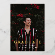 Invitación mínima moderna de Relieve metalizado de