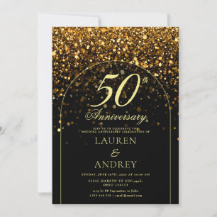 Invitación mínima para aniversario de bodas número