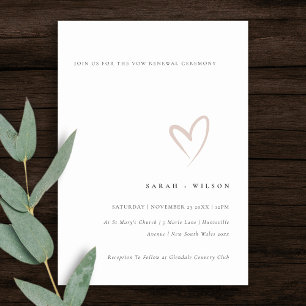 Invitación mínima simple de renovación de voz de c