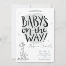 Minimal Baby Shower