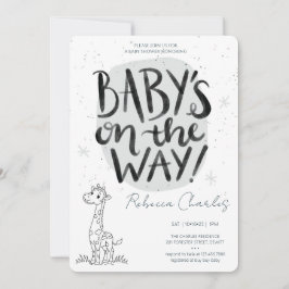 Invitación Minimal Baby Shower 