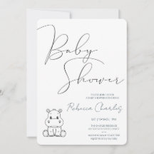Minimal Baby Shower