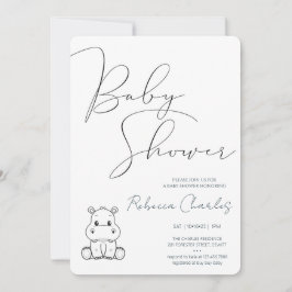 Invitación Minimal Baby Shower 