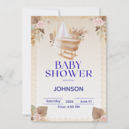 Invitación Minimal Baby Shower Invitation | Modern Neutral